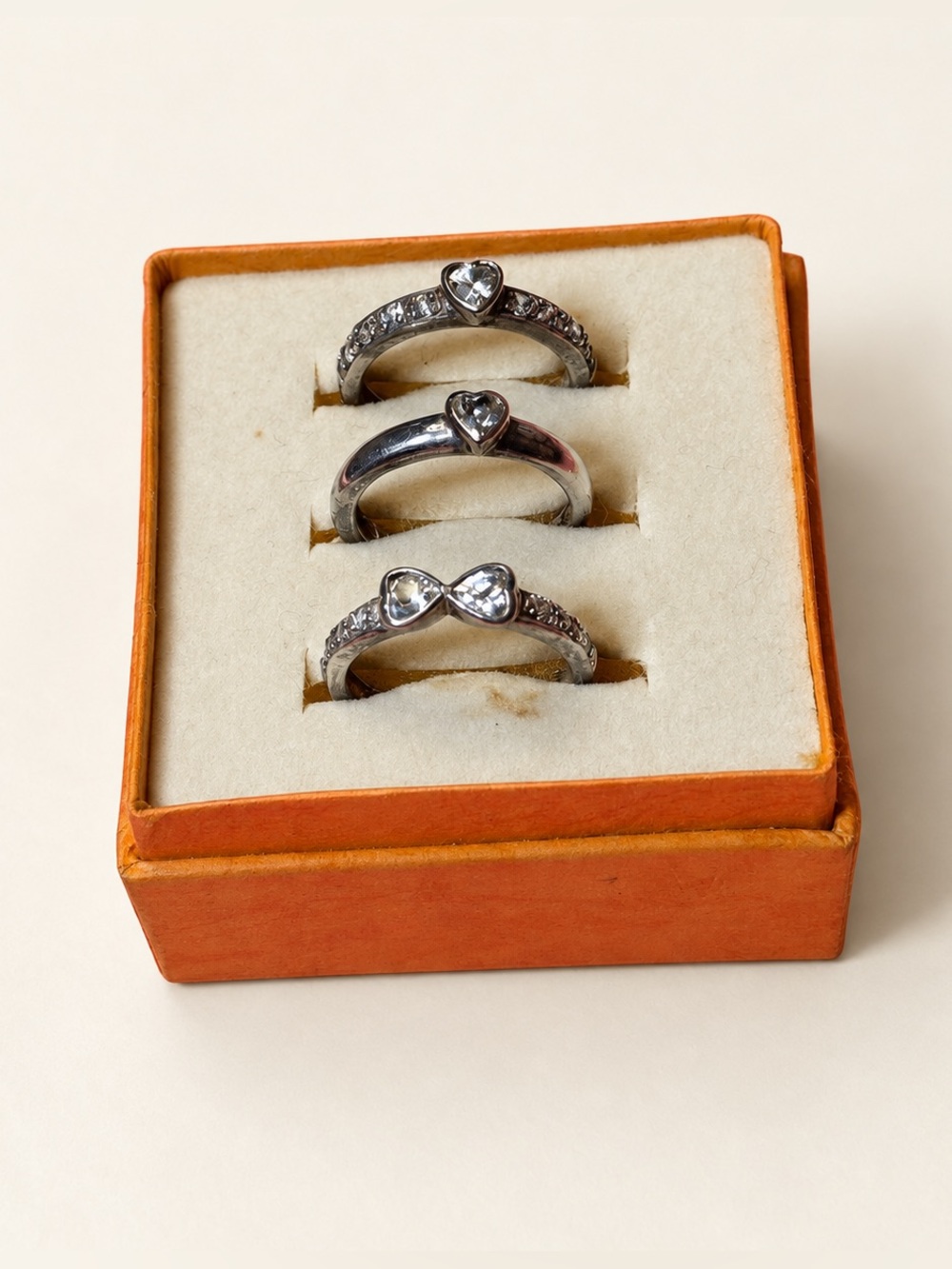 Folli Follie Elegant Silver Ring Set 3 silver size 6 - Picture 8 of 16